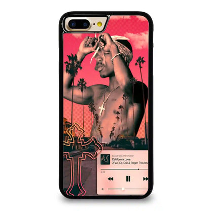 2 Pac Sakur Red iPhone 7-8 Plus Case