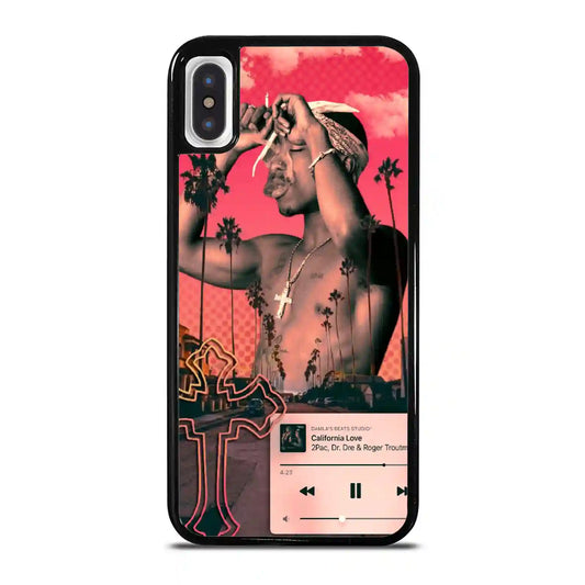 2 Pac Sakur Red iPhone X-XS Case