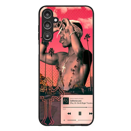 2 Pac Sakur Red Samsung Galaxy A14 5G Case