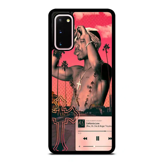 2 Pac Sakur Red Samsung Galaxy S20 Case