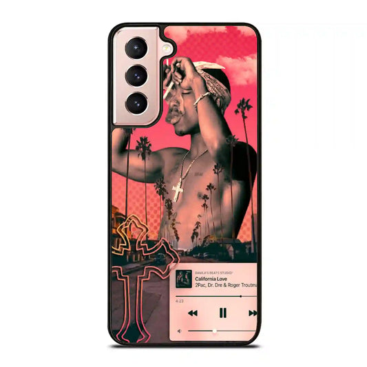 2 Pac Sakur Red Samsung Galaxy S21 Plus Case