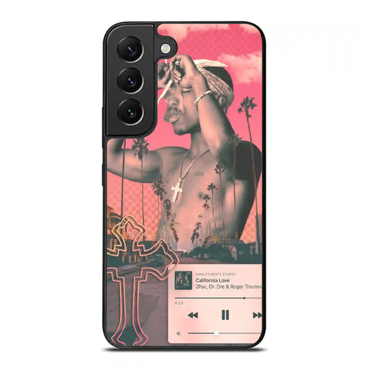 2 Pac Sakur Red Samsung Galaxy S22 Plus Case