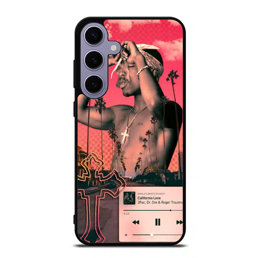 2 Pac Sakur Red Samsung Galaxy S24 Plus Case