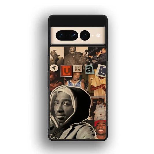 2 Pac Sakur Retro Google Pixel 7 Pro Case