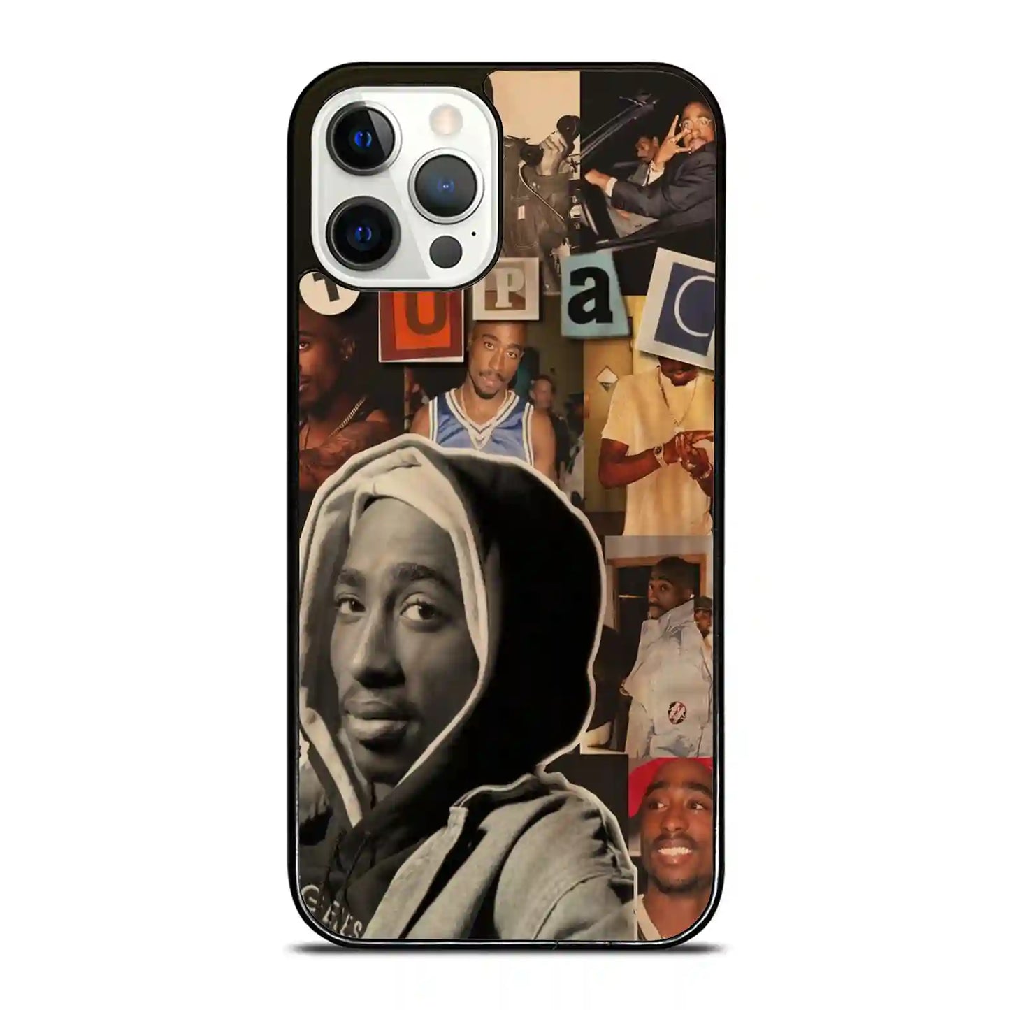 2 Pac Sakur Retro iPhone 12 Pro Case