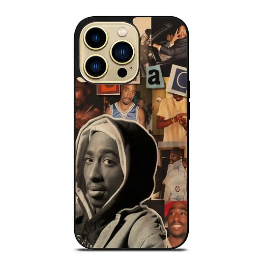 2 Pac Sakur Retro iPhone 14 Pro Max Case