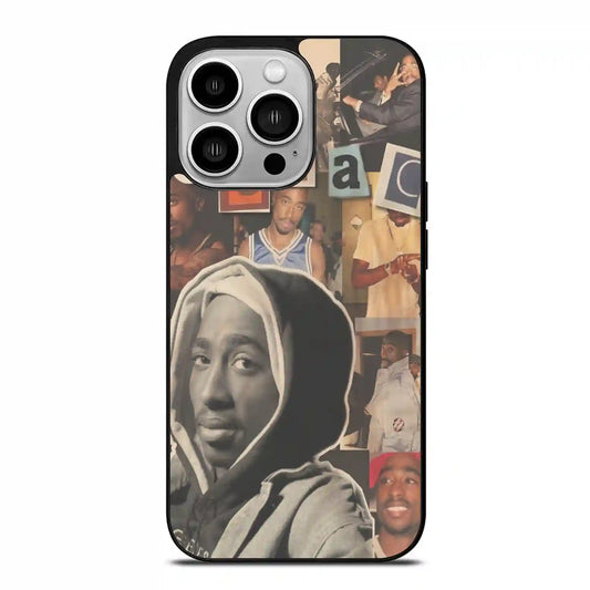 2 Pac Sakur Retro iPhone 14 Pro Case