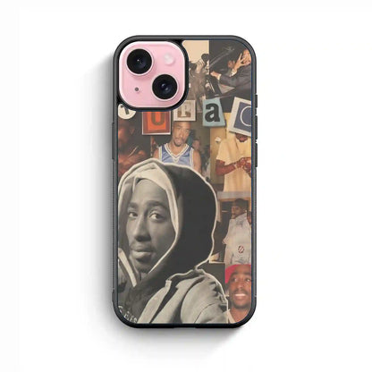 2 Pac Sakur Retro iPhone 15 Case