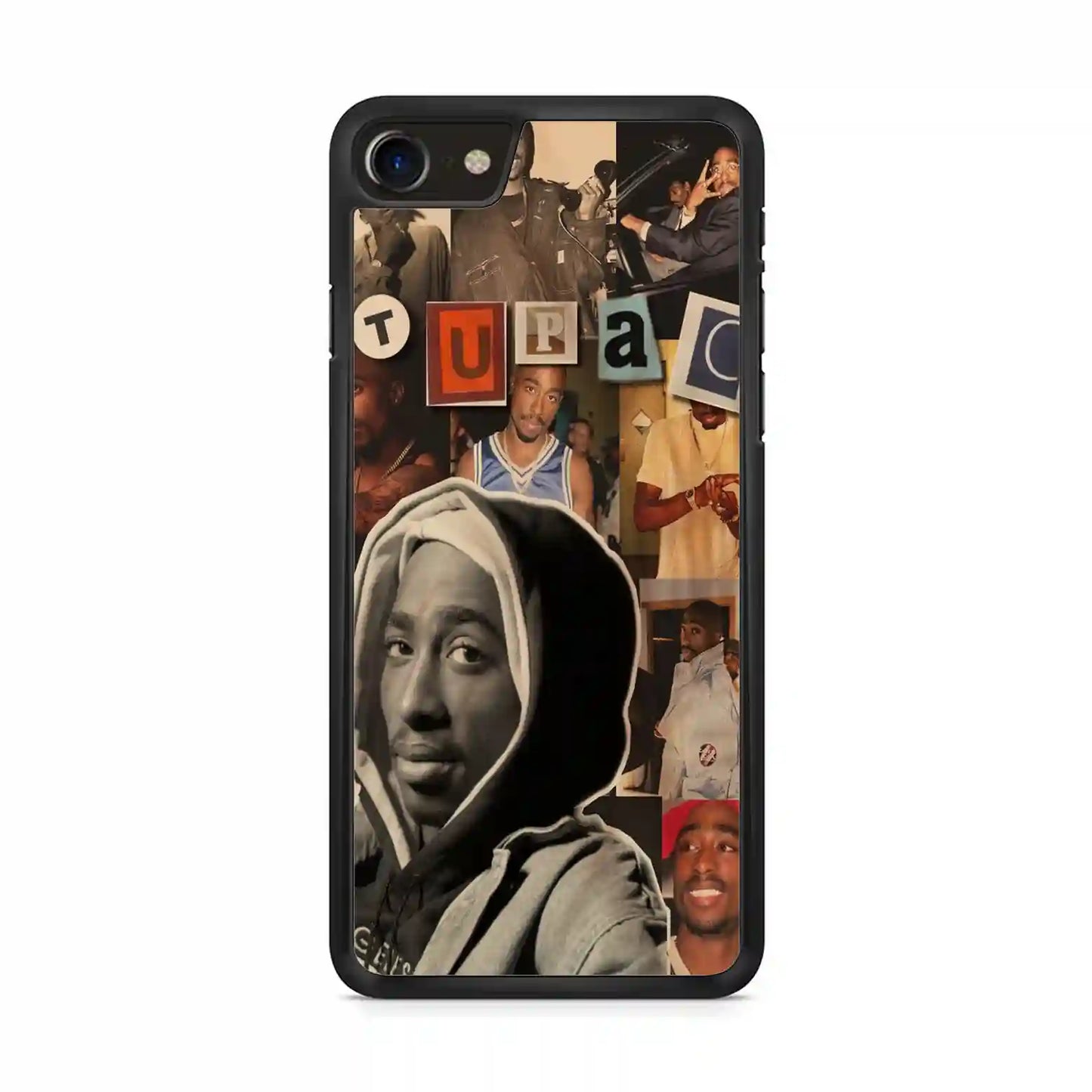 2 Pac Sakur Retro iPhone SE 2020 Case