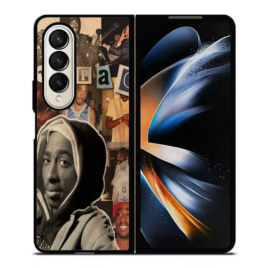 2 Pac Sakur Retro Samsung Z4 Fold Case