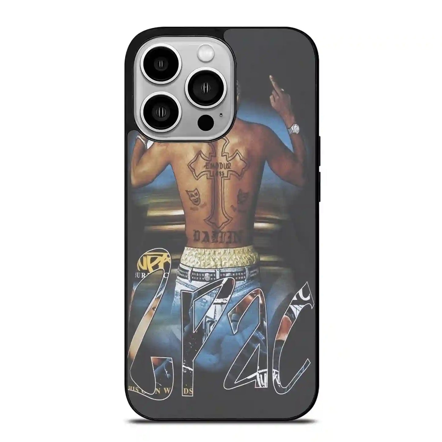 2 Pac Sakur Tatto Cool iPhone 14 Pro Case