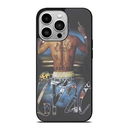 2 Pac Sakur Tatto Cool iPhone 14 Pro Case