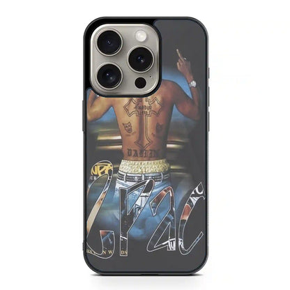 2 Pac Sakur Tatto Cool iPhone 15 Pro Max Case