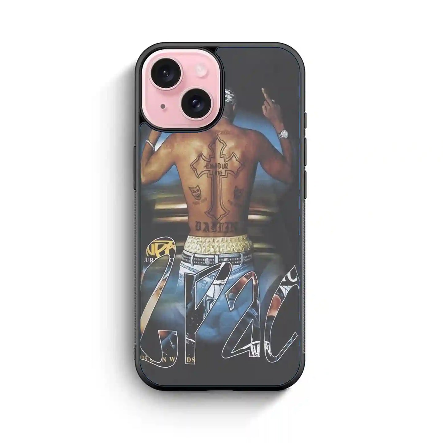 2 Pac Sakur Tatto Cool iPhone 15 Case