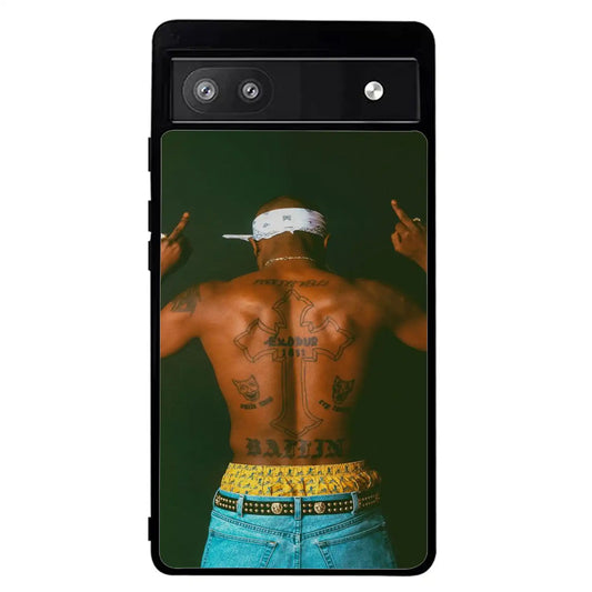 2 Pac Sakur Tatto Google Pixel 6 Pro Case