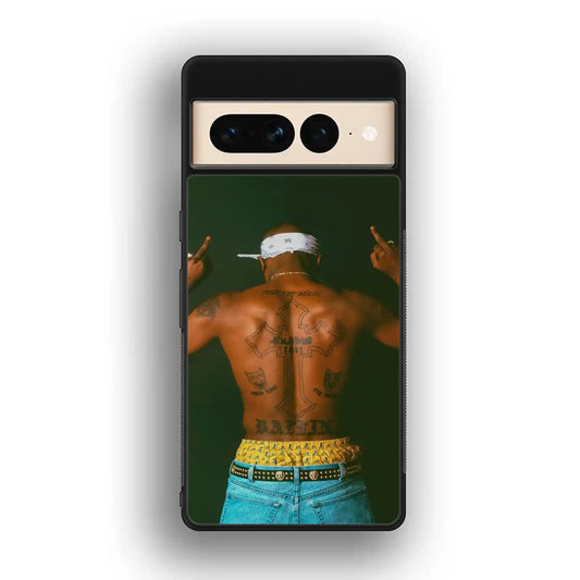 2 Pac Sakur Tatto Google Pixel 7 Pro Case