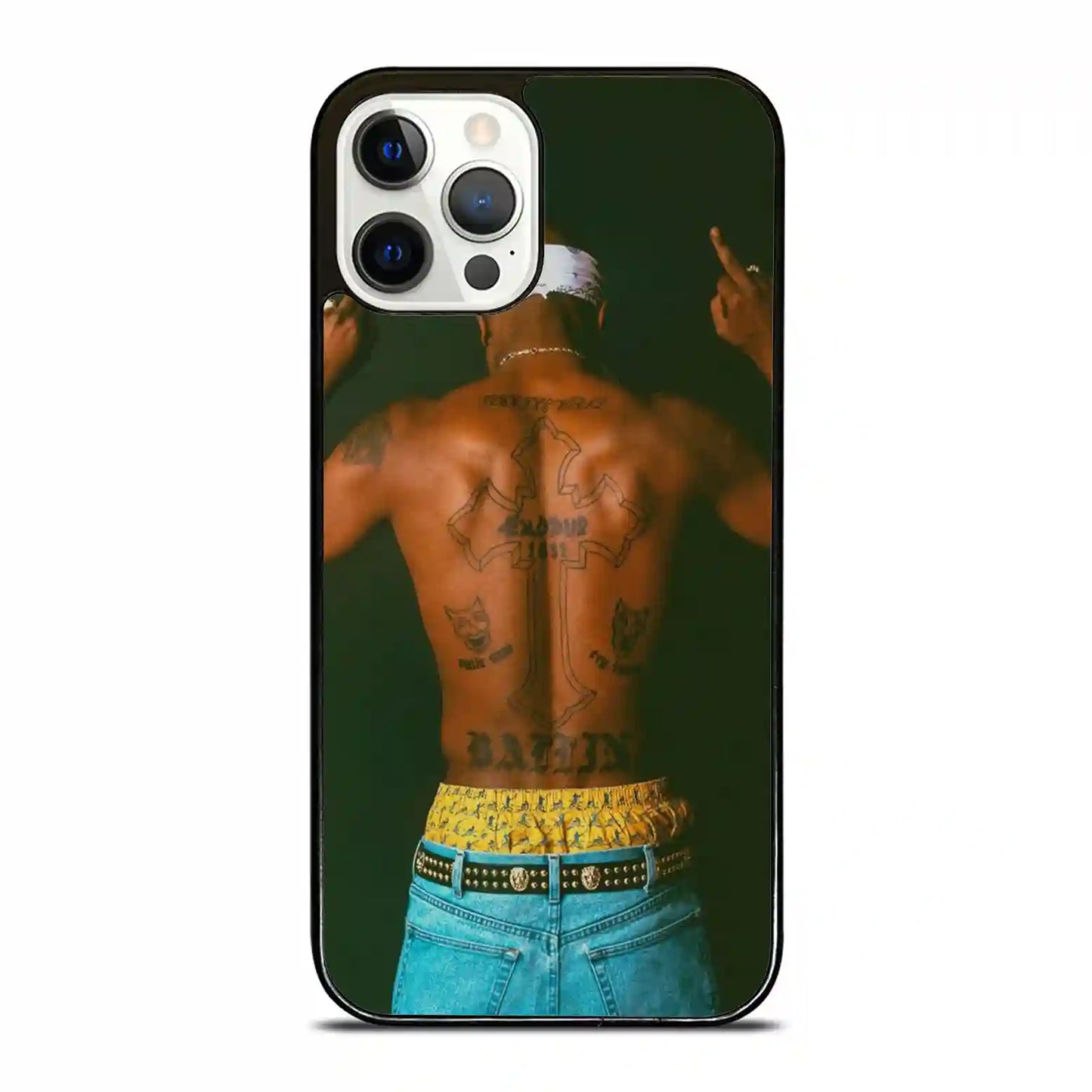 2 Pac Sakur Tatto iPhone 12 Pro Case