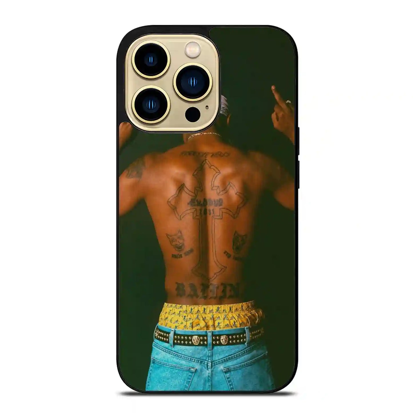 2 Pac Sakur Tatto iPhone 14 Pro Max Case