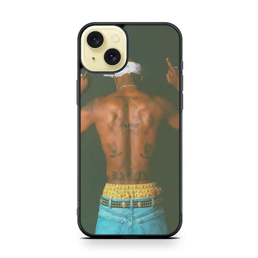 2 Pac Sakur Tatto iPhone 15 Plus Case