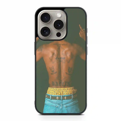 2 Pac Sakur Tatto iPhone 15 Pro Max Case