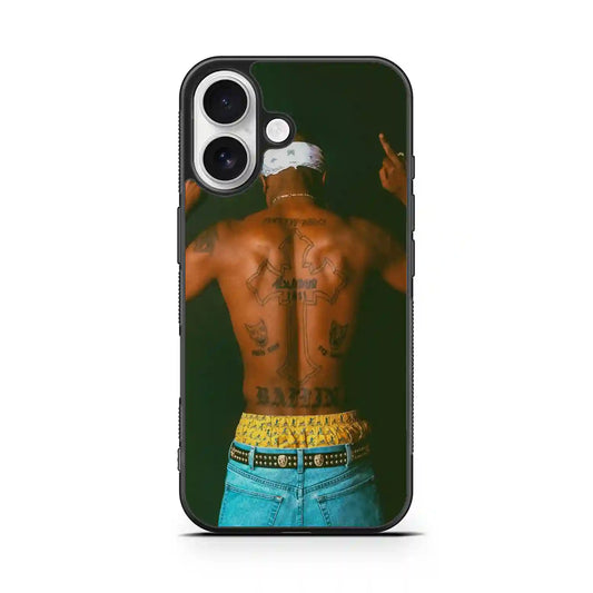 2 Pac Sakur Tatto iPhone 16 Case