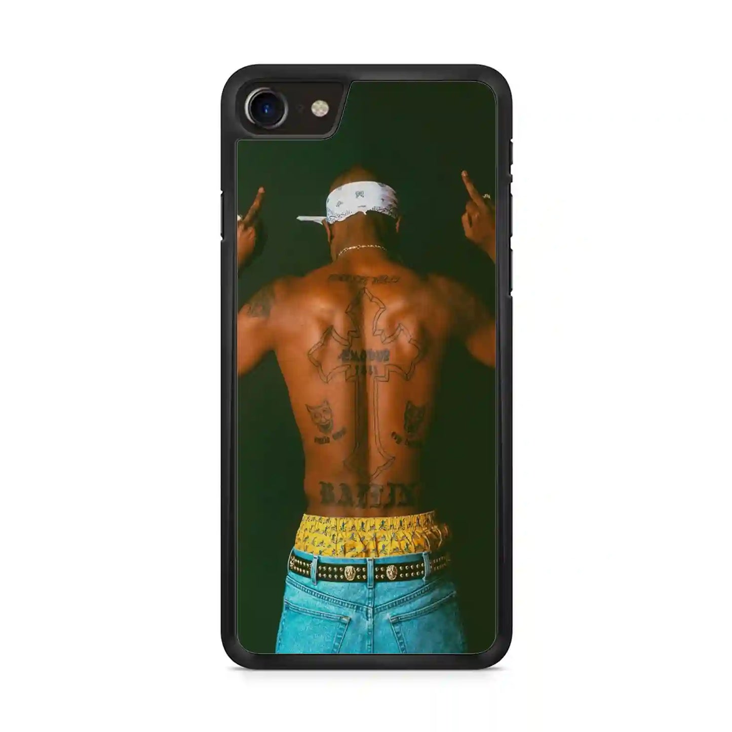 2 Pac Sakur Tatto iPhone SE 2020 Case