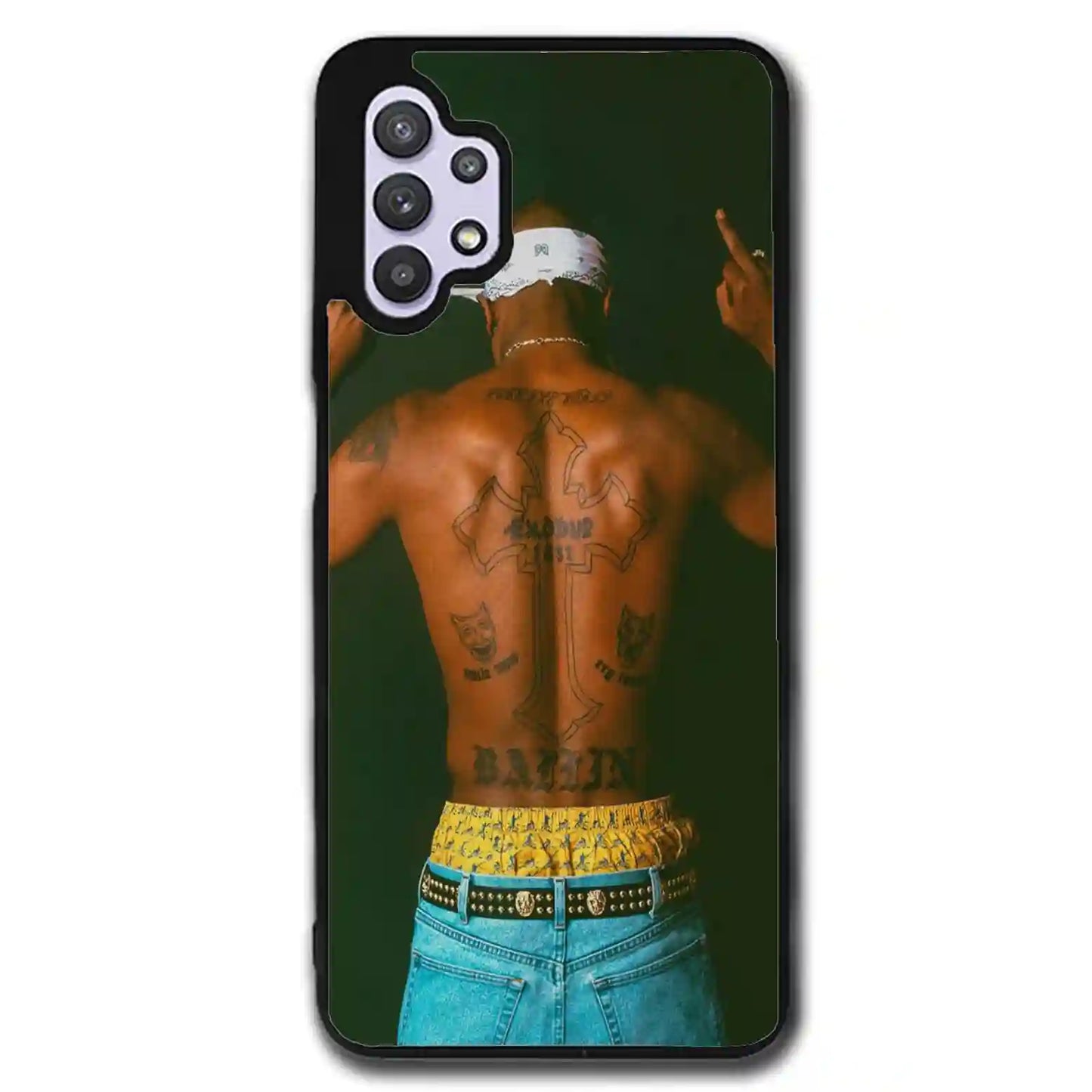 2 Pac Sakur Tatto Samsung Galaxy A32 5G Case