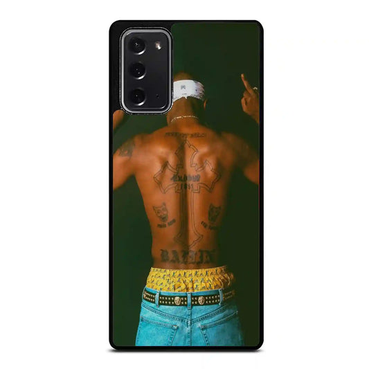 2 Pac Sakur Tatto Samsung Galaxy Note 20 Case