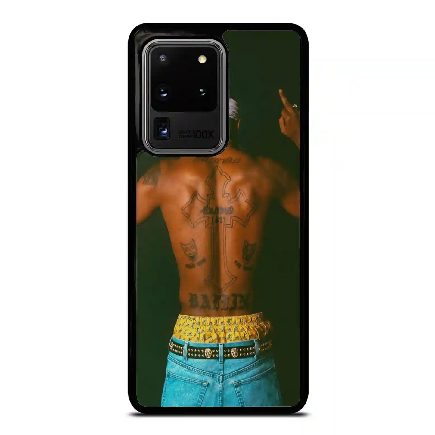 2 Pac Sakur Tatto Samsung Galaxy S20 Ultra Case