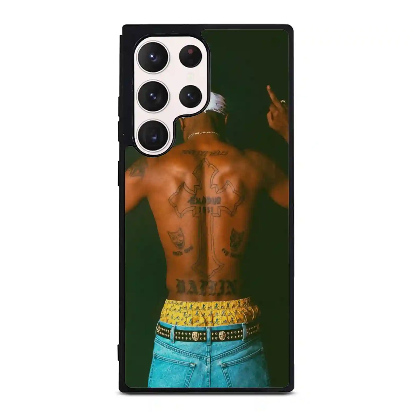 2 Pac Sakur Tatto Samsung Galaxy S23 Ultra Case