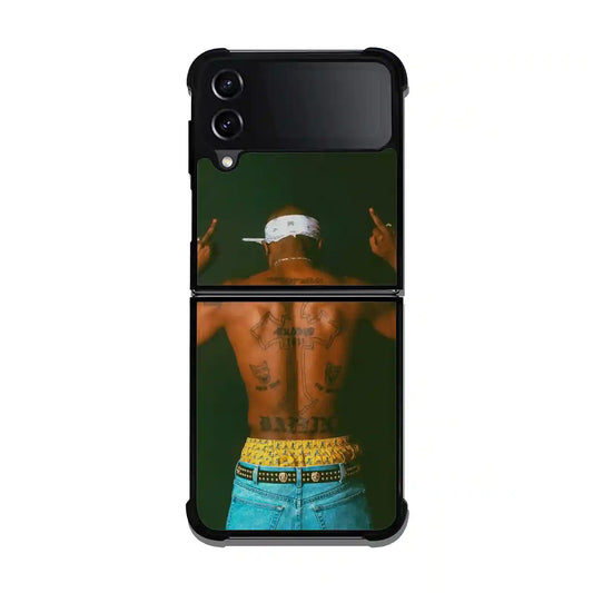 2 Pac Sakur Tatto Samsung Z3 Flip Case