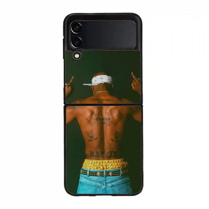 2 Pac Sakur Tatto Samsung Z4 Flip Case