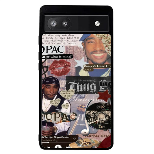 2 Pac Sakur Thug Google Pixel 6A Case