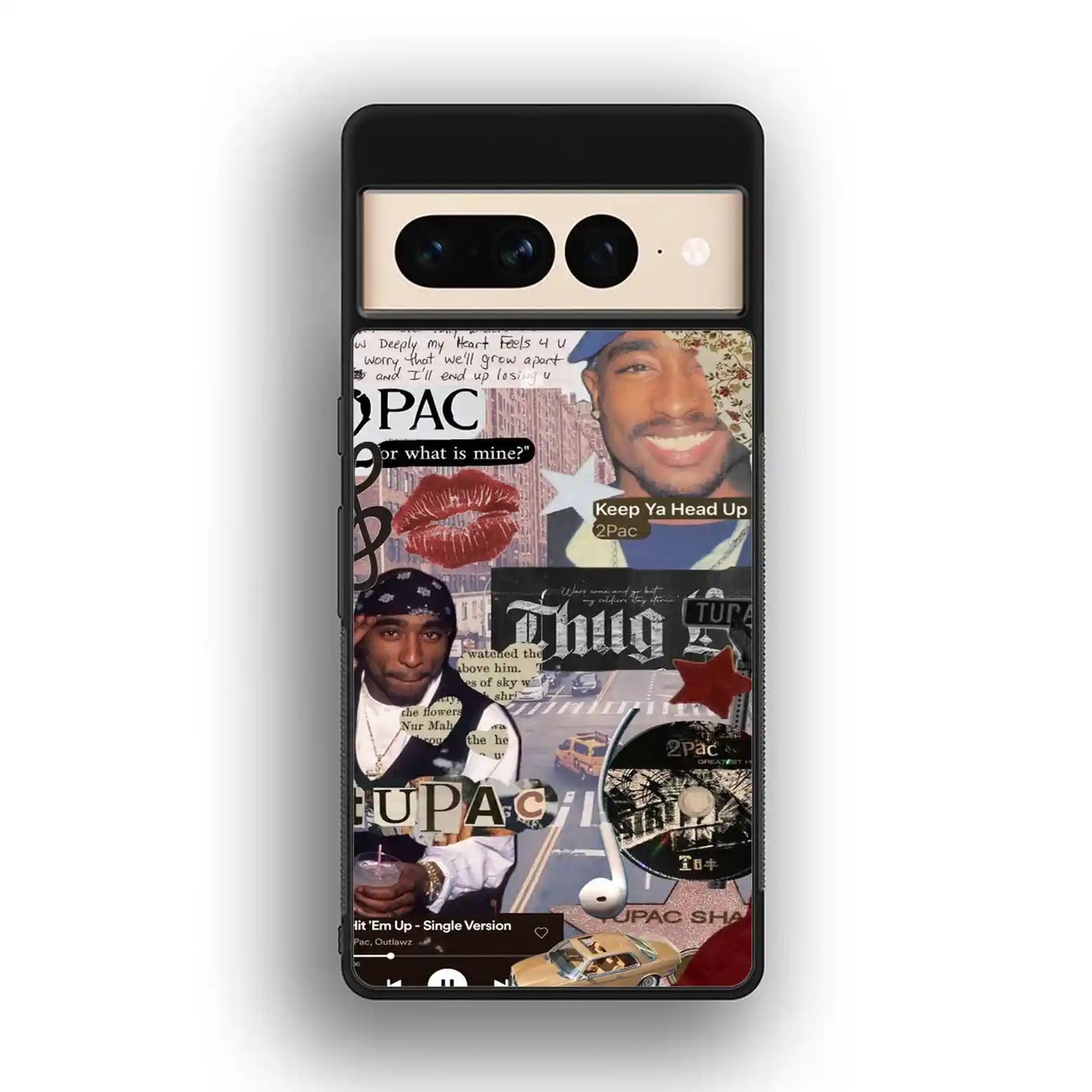 2 Pac Sakur Thug Google Pixel 7 Pro Case