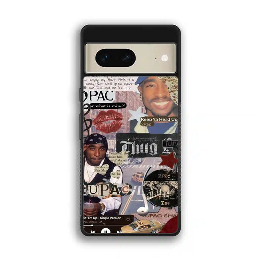 2 Pac Sakur Thug Google Pixel 7 Case