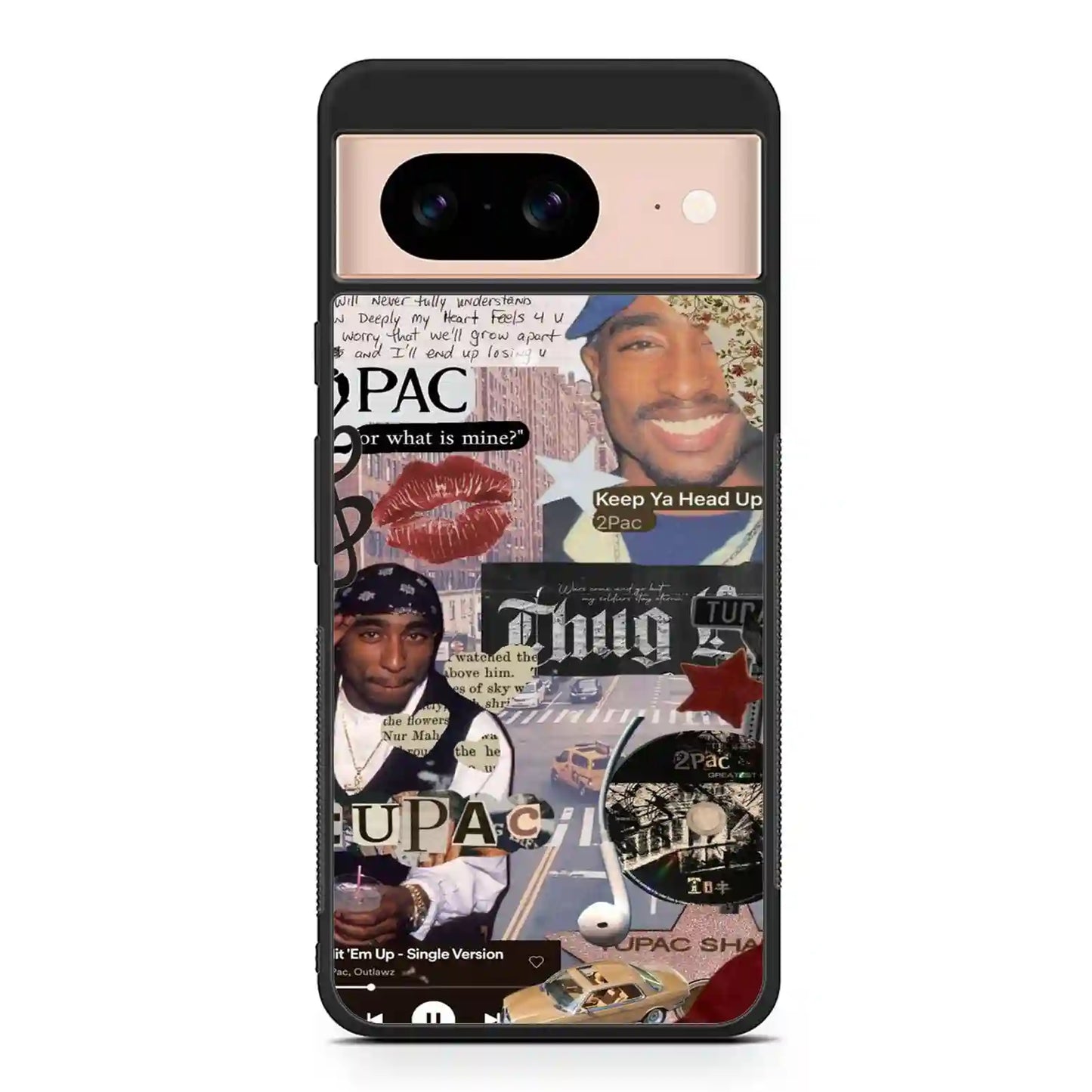 2 Pac Sakur Thug Google Pixel 8 Case