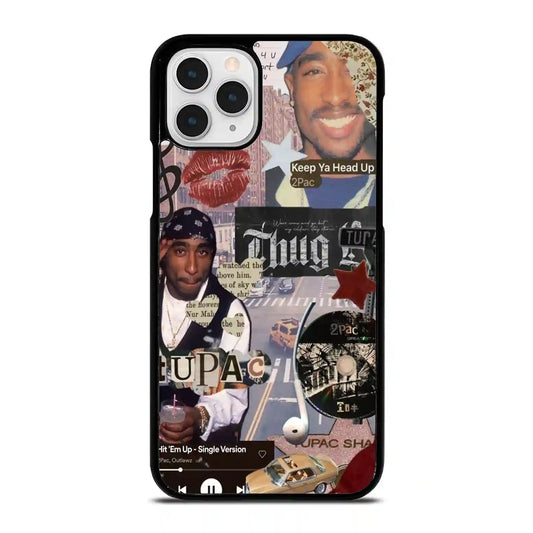 2 Pac Sakur Thug iPhone 11 Pro Max Case