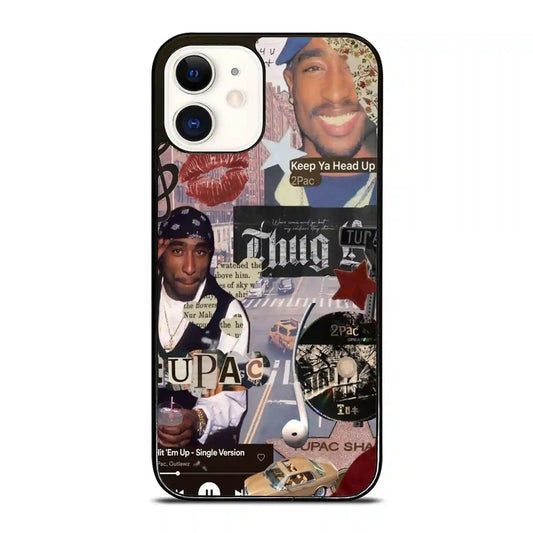 2 Pac Sakur Thug iPhone 12 Mini Case