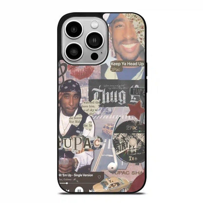 2 Pac Sakur Thug iPhone 14 Pro Case