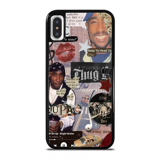 2 Pac Sakur Thug iPhone X-XS Case