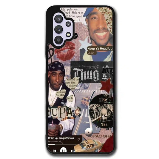 2 Pac Sakur Thug Samsung Galaxy A32 5G Case