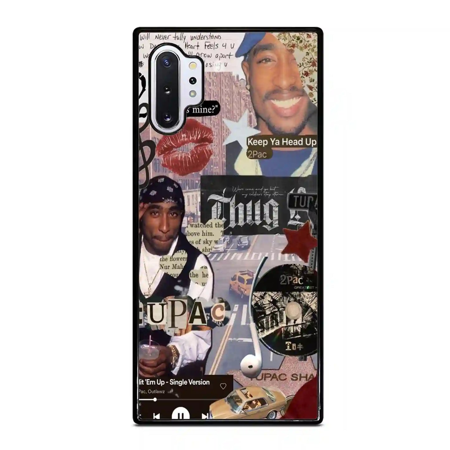 2 Pac Sakur Thug Samsung Galaxy Note 10 Pro 5G Case