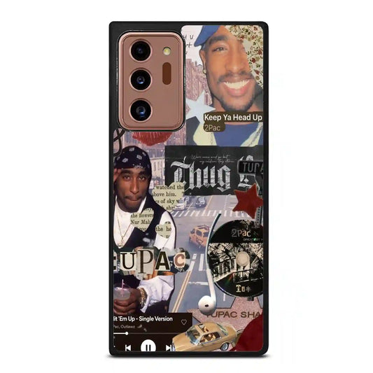 2 Pac Sakur Thug Samsung Galaxy Note 20 Ultra Case