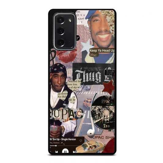 2 Pac Sakur Thug Samsung Galaxy Note 20 Case