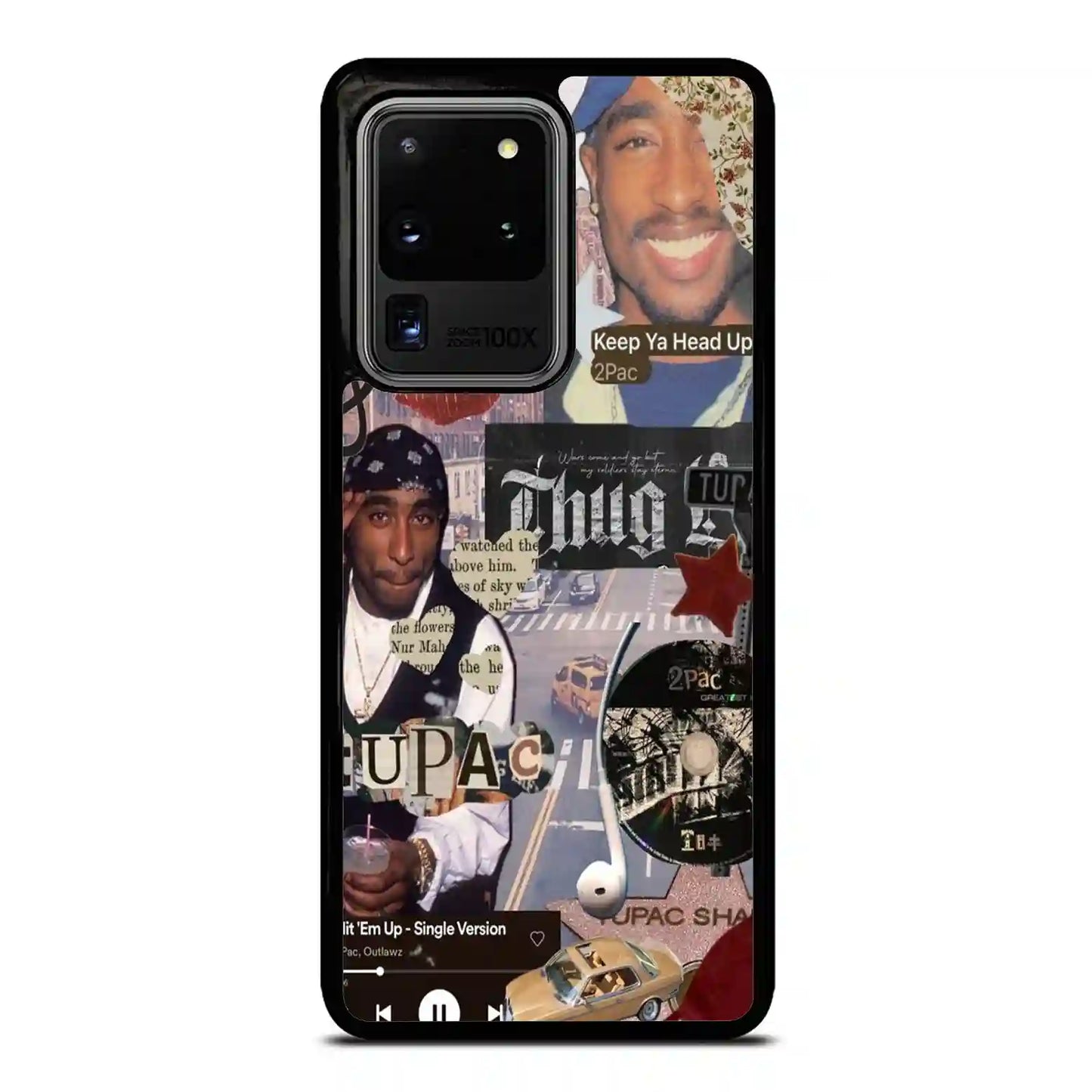 2 Pac Sakur Thug Samsung Galaxy S20 Ultra Case