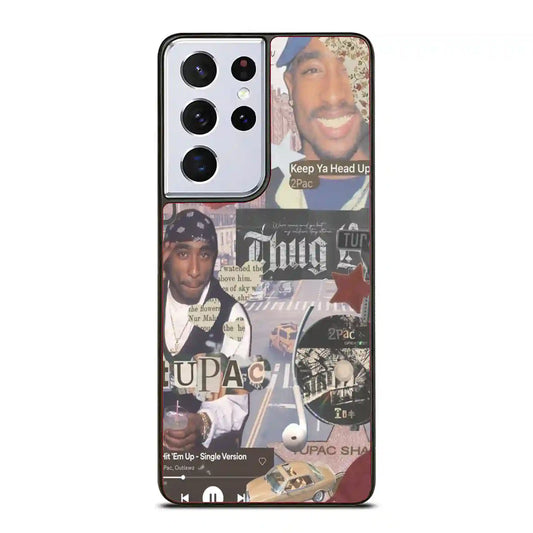 2 Pac Sakur Thug Samsung Galaxy S21 Ultra Case