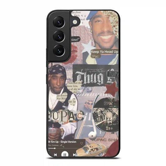 2 Pac Sakur Thug Samsung Galaxy S22 Plus Case