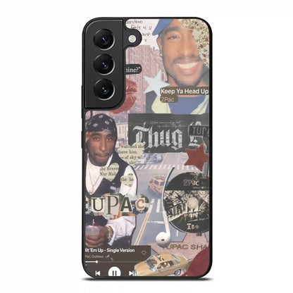 2 Pac Sakur Thug Samsung Galaxy S22 Case