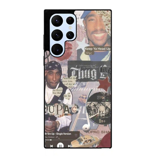 2 Pac Sakur Thug Samsung Galaxy S22 Ultra Case