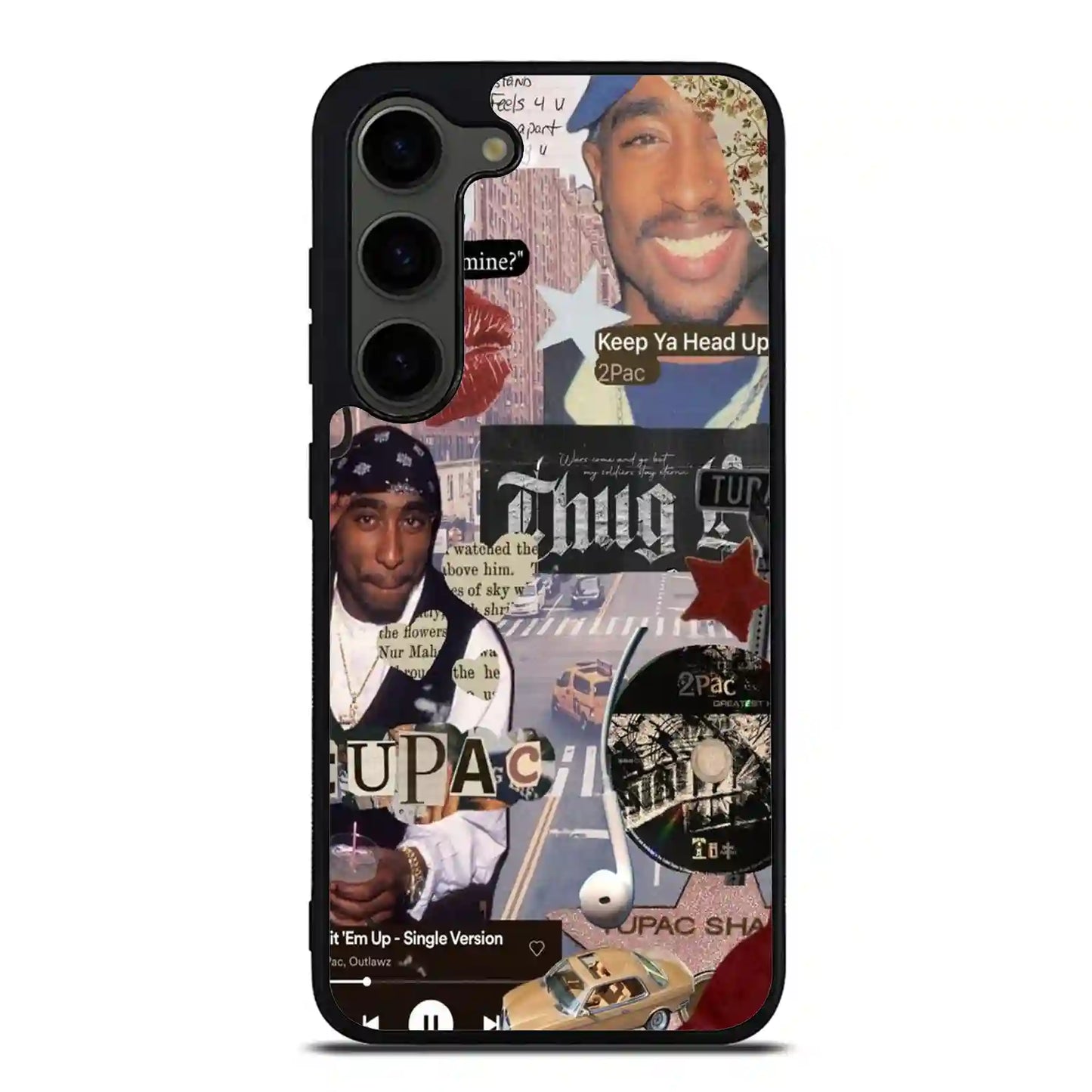 2 Pac Sakur Thug Samsung Galaxy S23 Plus Case